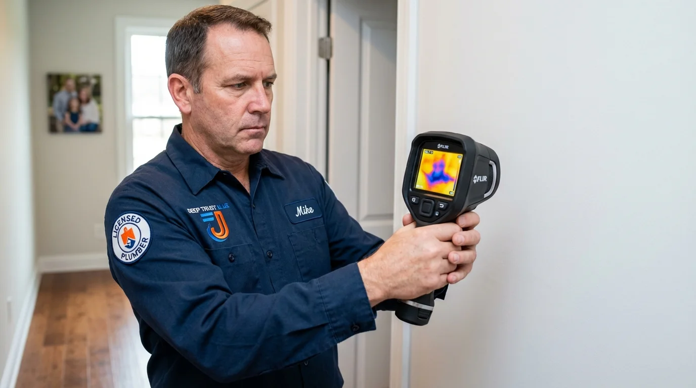 Thermal imaging leak detection by Johns Plumbing LLC in Ashland City